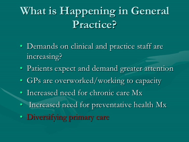 Advanced practice nurse led clinics March 2010