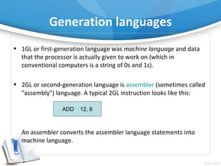 Adv programming languages | PPT