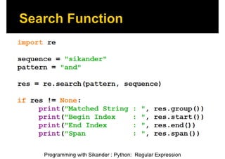 Python_Regular Expression | PDF