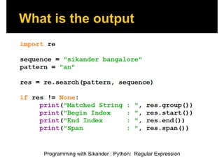 Python_Regular Expression | PDF