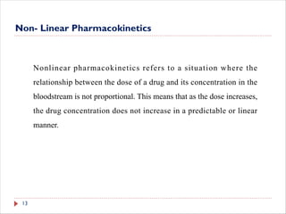 Concept of linear and Non linear Compartment Model | PDF