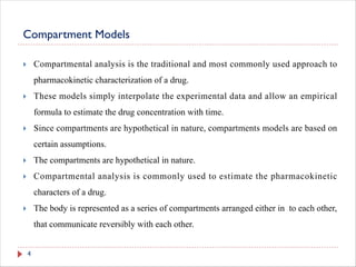 Concept of linear and Non linear Compartment Model | PDF