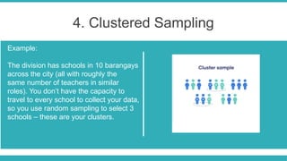 Cluster Random Sampling Example Situation Sampling Techniques Used in Research.pptx