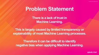 Machine Learning Problem Statement Machine Learning and Social Good | PPTX