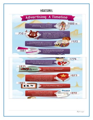 7 | P a g e
HISTORY:
 