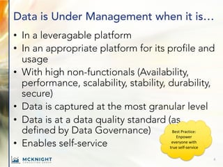 Data Architecture Best Practices for Advanced Analytics | PDF