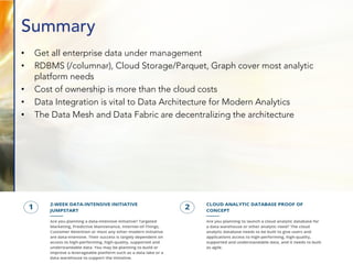 Data Architecture Best Practices for Advanced Analytics | PDF