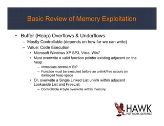 Advanced Windows Exploitation | PDF