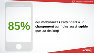 @MatinDigital #cantinenantes #ADW
85%
des mobinautes s'attendent à un
chargement au moins aussi rapide
que sur desktop
 