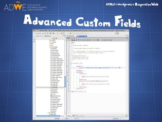 HTML5 + CSS3 + Wordpress = Responsive Web