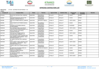Here is a list -ADWEA_APPROVED_CONTRACTORS_LIST.pdf