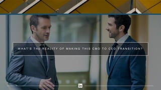 W H A T ' S T H E R E A L I T Y O F M A K I N G T H I S C M O T O C E O T R A N S I T I O N ?
 