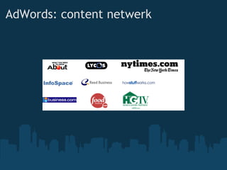 AdWords: content netwerk  
