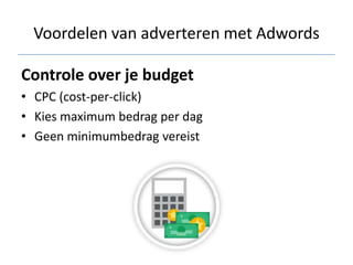 adverteren met adwords