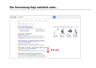 Die Vermutung liegt natürlich nahe…
2.5 cm
 