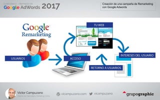 Creación de una campaña de Remarketing
con Google Adwords
 