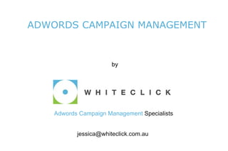 ADWORDS CAMPAIGN MANAGEMENT ,[object Object], Adwords Campaign Management   Specialists [email_address] 