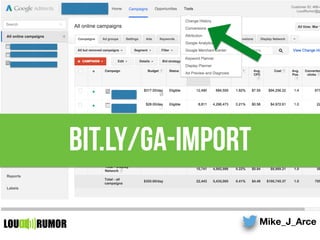 Mike_J_ArceLOU RUMOR
bit.ly/gA-import
 