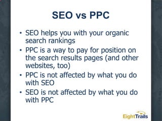 Natural search vs paid search(SEO vs PPC)