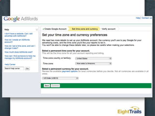 Create an Account the Right Way the First TimeStart at adwords.google.com