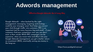 Adwords management sydney