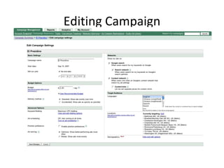 Editing Campaign 