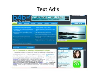 Text Ad’s 