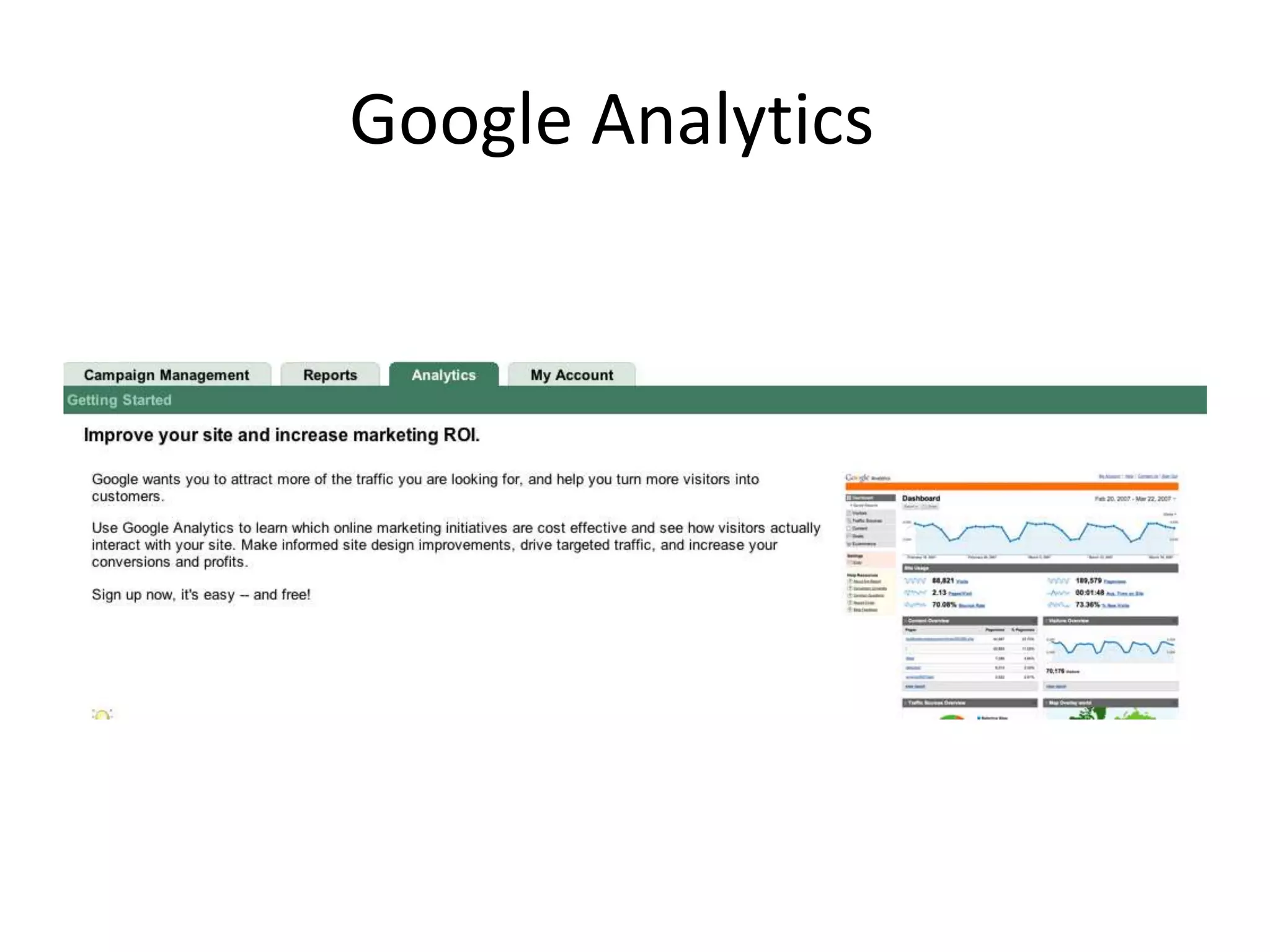 Google Analytics	