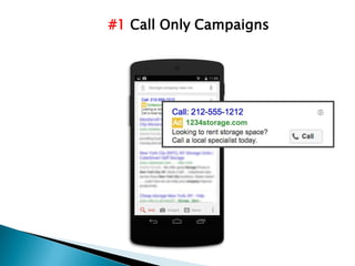 #1 Call Only Campaigns
 
