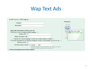 Wap Text Ads
19
 