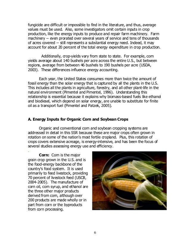 impacts of organic farming on the efficiency of energy use in agricul 7