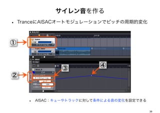
?   TranceAISAC`ȥ⥸`ǥԥåڵĉ仯







                            




      ?   AISAC`ȥåˌˤΉ仯OǤ

                                              36
 