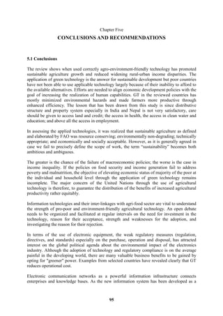 Green Technology for Sustainable Agriculture Development | PDF