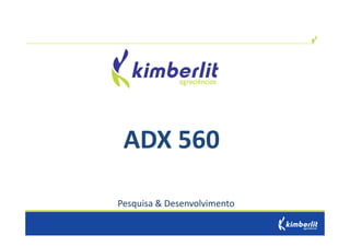 AADDXX 556600 
Pesquisa & Desenvolvimento 
 