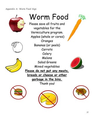 Vermiculture Sign WSRU Vermiculture Program: Manual of Operations | PDF