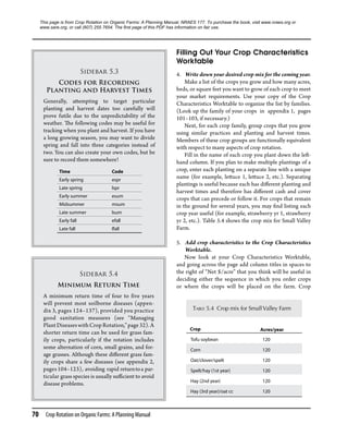 Crop Rotation on Organic Farms A Planning Manual | PDF
