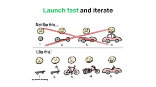 Launch fast and iterate
 