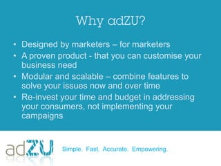 Code: adZU - marketing production automation | PDF