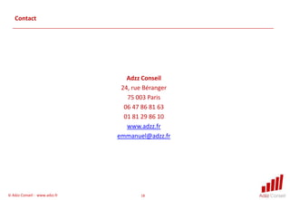 Facebook et réseaux sociauxABC Implémentation d’outils de Webanalytics