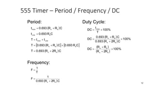 Analog Electronics TIMER IC 555 | PPTX