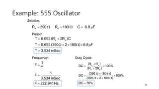 Analog Electronics TIMER IC 555 | PPTX