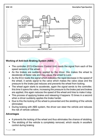 Automobile Engineering Notes | PDF