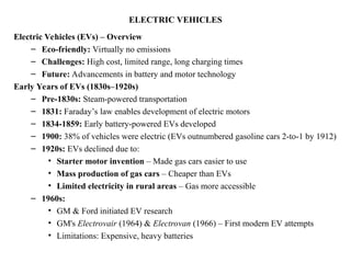 AE- UNIT- 5- Electric and Hybrid Vehicles | PPT