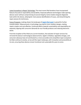 Apple iPad Repair | PDF