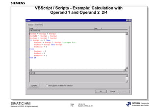 Ae08 system vb_script | PPT