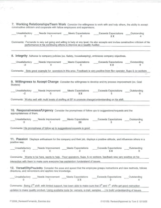SP Evaluation Page 2