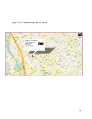 Google Search of The Old Wagon Saloon & Grill 
54 
 