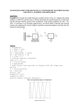 Dynamics mechanical engineering deals