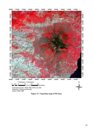 37
Figure 17. Vegetation map of Mt Etna.
 