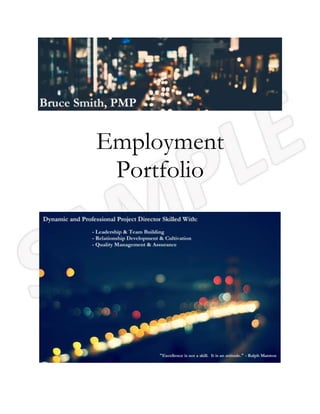 Employment
Portfolio
 